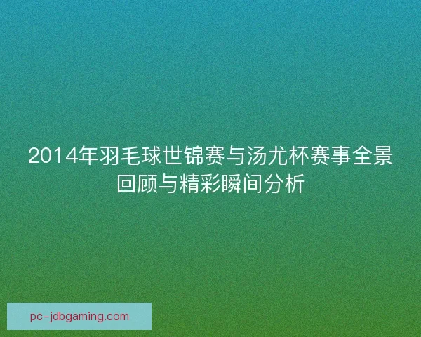 2014年羽毛球世锦赛与汤尤杯赛事全景回顾与精彩瞬间分析