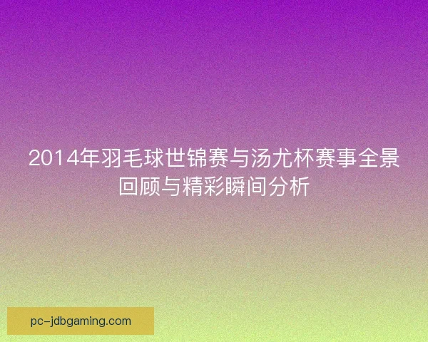 2014年羽毛球世锦赛与汤尤杯赛事全景回顾与精彩瞬间分析